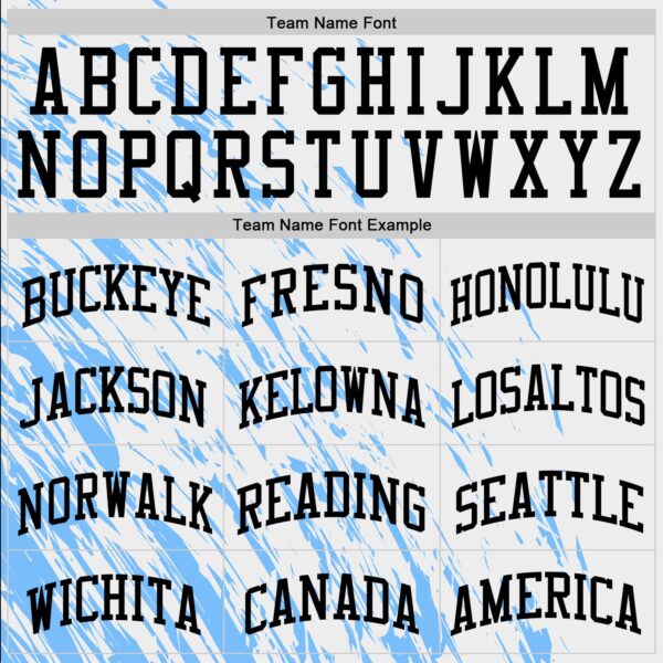 Custom White Black-Light Blue Splash Round Neck Sublimation Basketball Suit Jersey