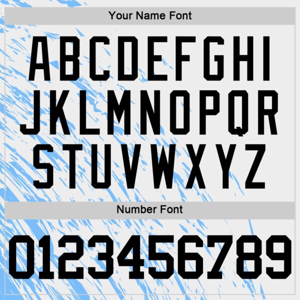 Custom White Black-Light Blue Splash Round Neck Sublimation Basketball Suit Jersey