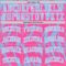 Custom Pink Light Blue-White Abstract Sharp Shape Fragment Art Round Neck Sublimation Basketball Suit Jersey