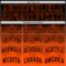 Custom Black Orange Gradient Square Shapes Round Neck Sublimation Basketball Suit Jersey