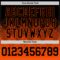 Custom Black Orange Gradient Square Shapes Round Neck Sublimation Basketball Suit Jersey