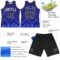 Custom Dark Purple Black Royal-White Geometric Shape Round Neck Sublimation Basketball Suit Jersey