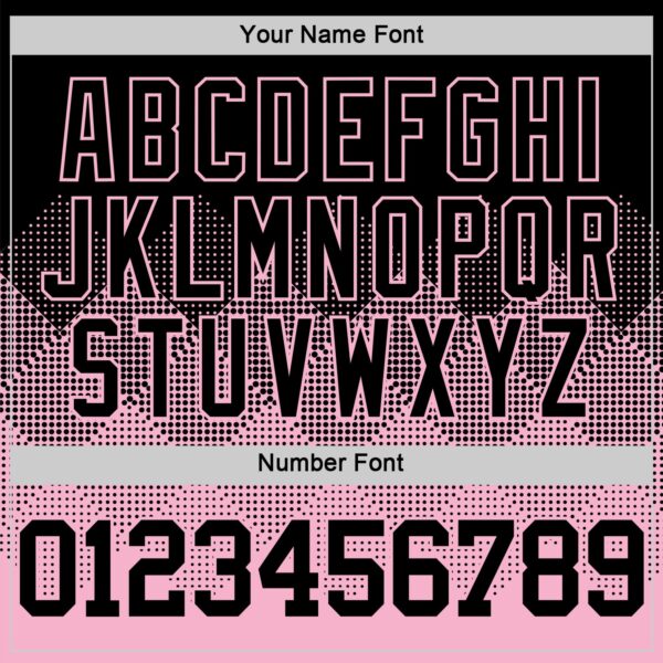 Custom Black Light Pink Gradient Square Shapes Round Neck Sublimation Basketball Suit Jersey