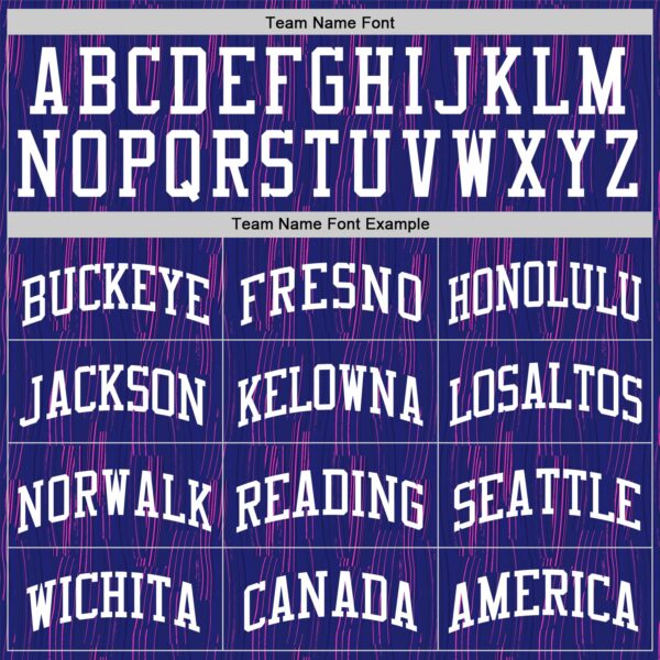 Custom Purple White-Pink Line Round Neck Sublimation Basketball Suit Jersey