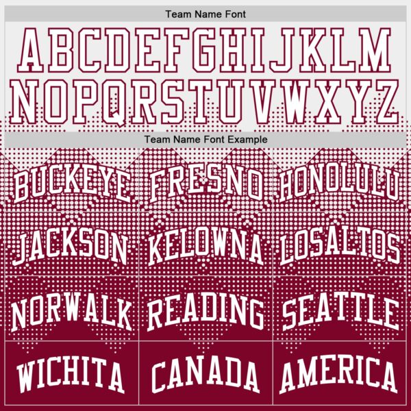 Custom White Maroon Gradient Square Shapes Round Neck Sublimation Basketball Suit Jersey
