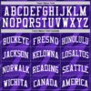 Custom Purple White Zigzag Shape Round Neck Sublimation Basketball Suit Jersey