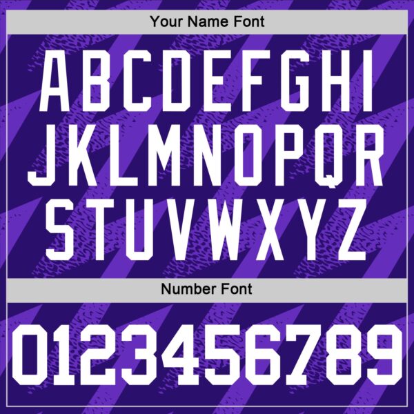 Custom Purple White Zigzag Shape Round Neck Sublimation Basketball Suit Jersey