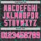 Custom Black Pink Aqua-White Abstract Network Round Neck Sublimation Basketball Suit Jersey