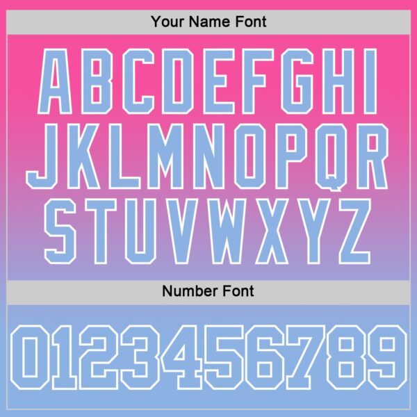 Custom Pink Light Blue-White Fade Fashion Round Neck Sublimation Basketball Suit Jersey