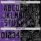 Custom Graffiti Pattern Black Purple-Gray Scratch Round Neck Sublimation Basketball Suit Jersey