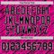 Custom Pink Black-White Line Round Neck Sublimation Basketball Suit Jersey