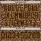 Custom Brown Old Gold Leopard Print Round Neck Sublimation Basketball Suit Jersey