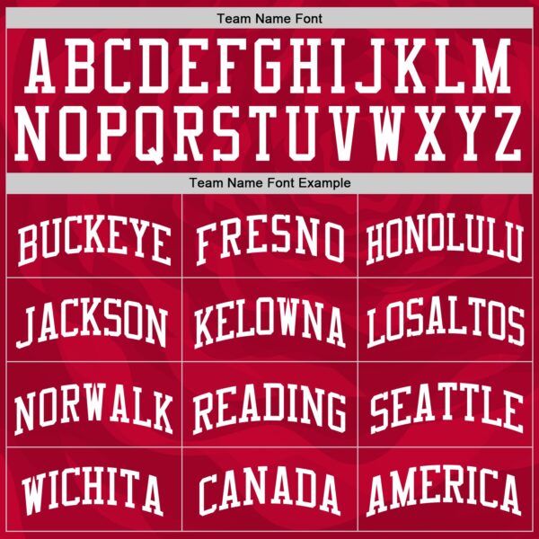 Custom Red White Fluid Art Round Neck Sublimation Basketball Suit Jersey