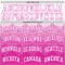 Custom White Deep Pink Gradient Square Shapes Round Neck Sublimation Basketball Suit Jersey