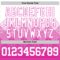 Custom White Deep Pink Gradient Square Shapes Round Neck Sublimation Basketball Suit Jersey