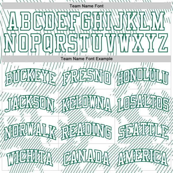 Custom White Kelly Green Curve Lines Round Neck Sublimation Basketball Suit Jersey