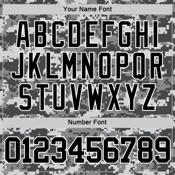 Custom Camo Black-White Round Neck Sublimation Salute To Service Basketball Suit Jersey