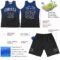 Custom Royal Black-White Fade Fashion Round Neck Sublimation Basketball Suit Jersey