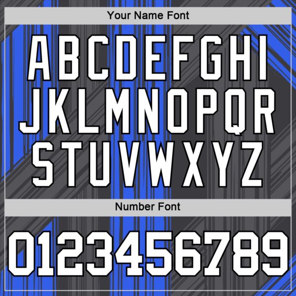 Custom Black White-Royal Line Round Neck Sublimation Basketball Suit Jersey