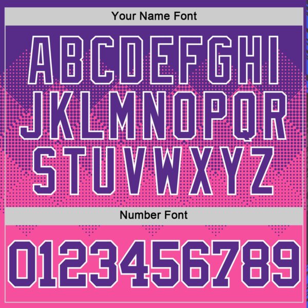 Custom Purple Pink-White Gradient Square Shapes Round Neck Sublimation Basketball Suit Jersey