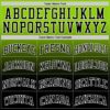 Custom Neon Green Black-White Fade Fashion Round Neck Sublimation Basketball Suit Jersey