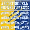 Custom Graffiti Pattern White Royal Yellow-Light Blue Scratch Round Neck Sublimation Basketball Suit Jersey