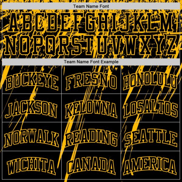 Custom Black Gold Splash Round Neck Sublimation Basketball Suit Jersey