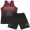 Custom Crimson Black-Cream Fade Fashion Round Neck Sublimation Basketball Suit Jersey