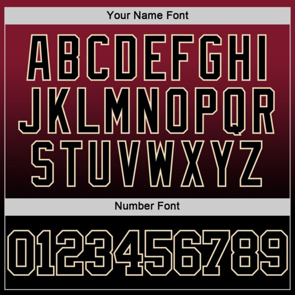 Custom Crimson Black-Cream Fade Fashion Round Neck Sublimation Basketball Suit Jersey