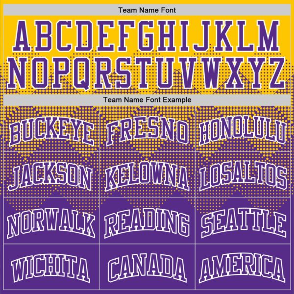 Custom Yellow Purple-White Gradient Square Shapes Round Neck Sublimation Basketball Suit Jersey