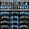 Custom Black White-Light Blue Line Round Neck Sublimation Basketball Suit Jersey