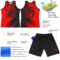 Custom Red Black Line Round Neck Sublimation Basketball Suit Jersey