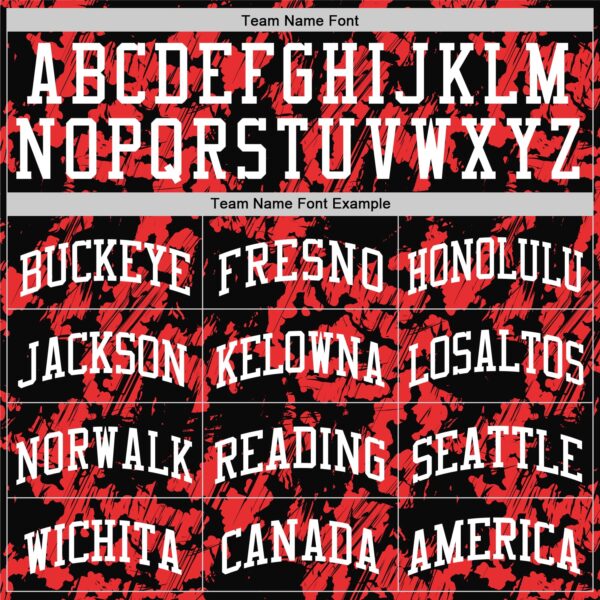 Custom Black White-Red Splash Round Neck Sublimation Basketball Suit Jersey