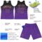 Custom Black Purple-Old Gold Fade Fashion Round Neck Sublimation Basketball Suit Jersey