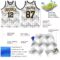 Custom White Black-Old Gold Geometric Shape Round Neck Sublimation Basketball Suit Jersey