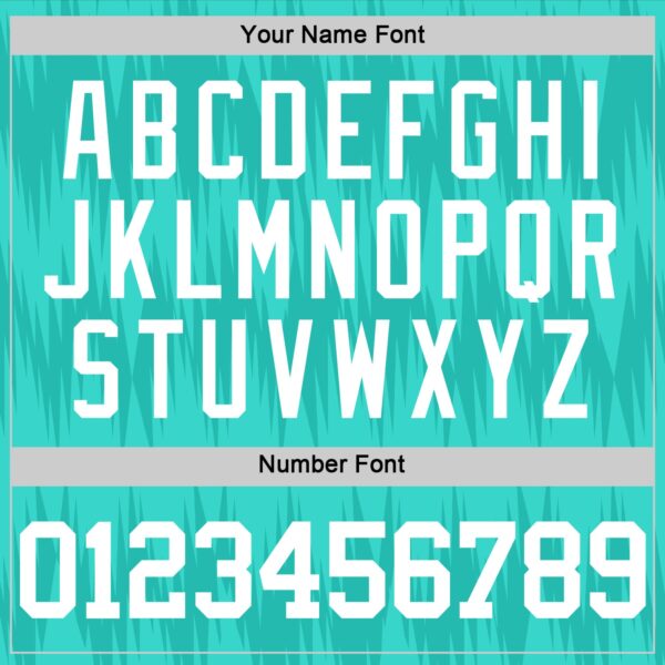 Custom Aqua White Wave Round Neck Sublimation Basketball Suit Jersey