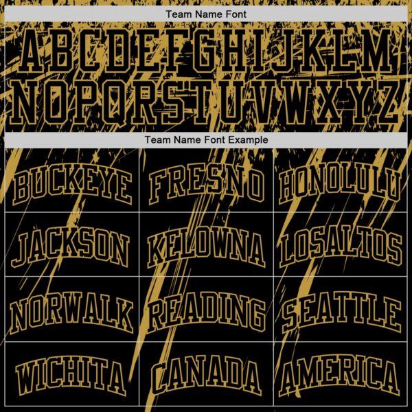 Custom Black Old Gold Splash Round Neck Sublimation Basketball Suit Jersey