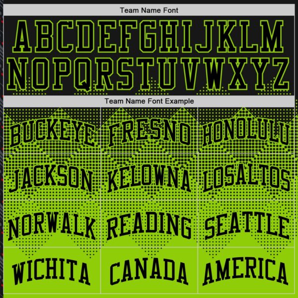 Custom Black Neon Green Gradient Square Shapes Round Neck Sublimation Basketball Suit Jersey