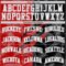 Custom Graffiti Pattern White Black Red-Gray Scratch Round Neck Sublimation Basketball Suit Jersey