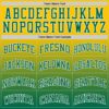 Custom Yellow Kelly Green-White Fade Fashion Round Neck Sublimation Basketball Suit Jersey