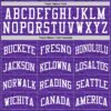 Custom Purple White Fragment Art Round Neck Sublimation Basketball Suit Jersey