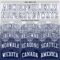 Custom White Navy Gradient Square Shapes Round Neck Sublimation Basketball Suit Jersey