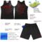 Custom Black Red Line Round Neck Sublimation Basketball Suit Jersey