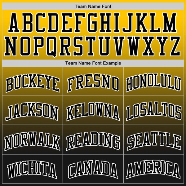 Custom Yellow Black-White Fade Fashion Round Neck Sublimation Basketball Suit Jersey