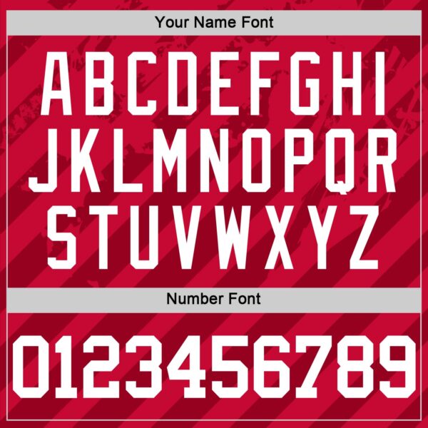 Custom Red White Line Round Neck Sublimation Basketball Suit Jersey