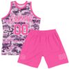 Custom Camo Pink-White Round Neck Sublimation Salute To Service Basketball Suit Jersey