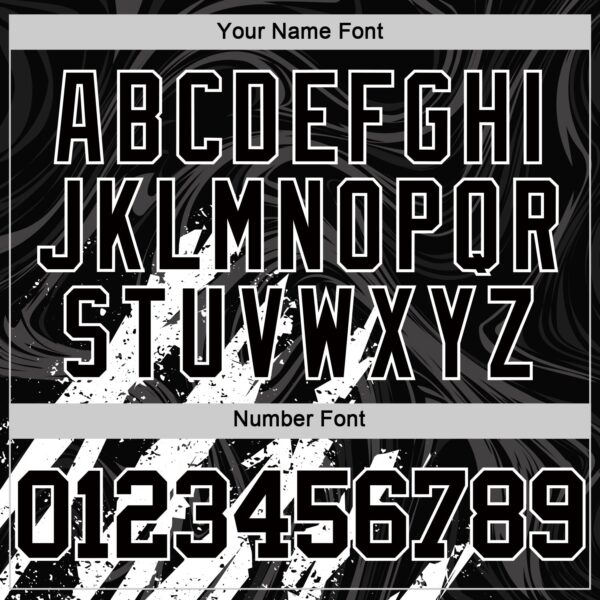 Custom Black White Splash Round Neck Sublimation Basketball Suit Jersey