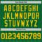 Custom Kelly Green Yellow Geometric Shape Round Neck Sublimation Basketball Suit Jersey