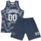 Custom Steel Gray White Line Round Neck Sublimation Basketball Suit Jersey