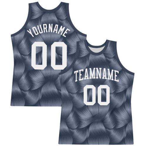 BSuit0444 Custom Steel Gray White Line Round Neck Sublimation Basketball Suit Jersey